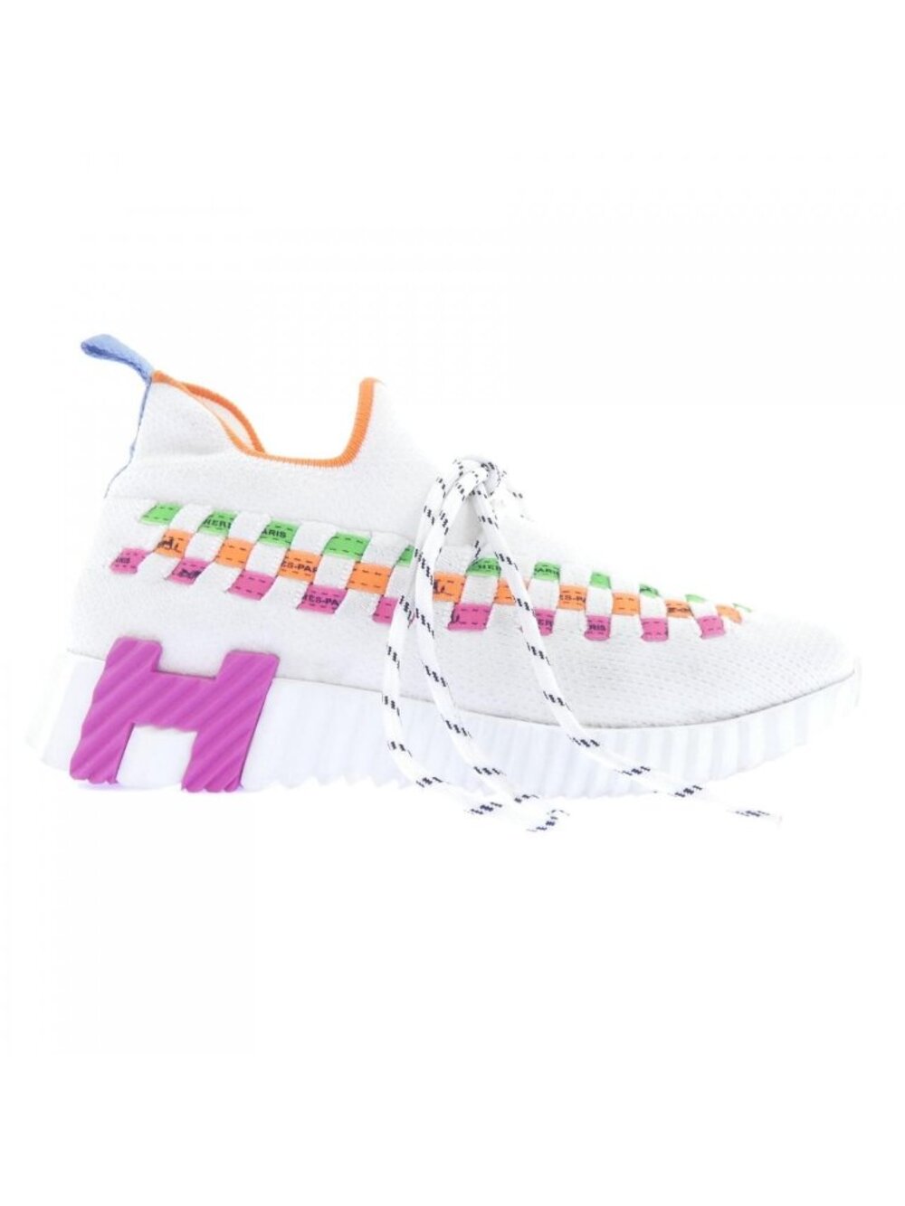 Hermes Flex Sneakers White